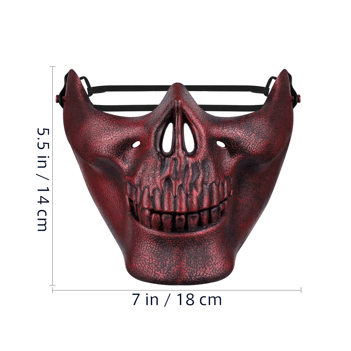 Маска с черепом TINKSKY защитная маска для лица на Хэллоуин косплея маскарада (медно)