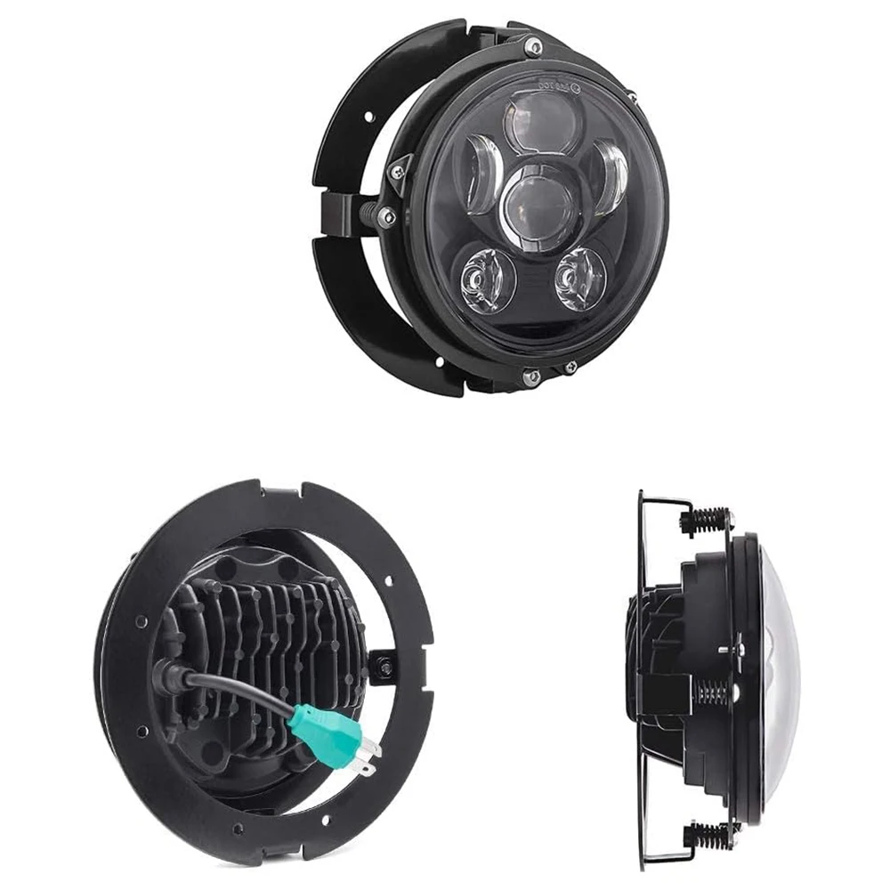

Mounting Bracket Trim Ring for Jeep Wrangler JK 2007-2016 7'' Round LED Headlight Headlamp Car Accessories