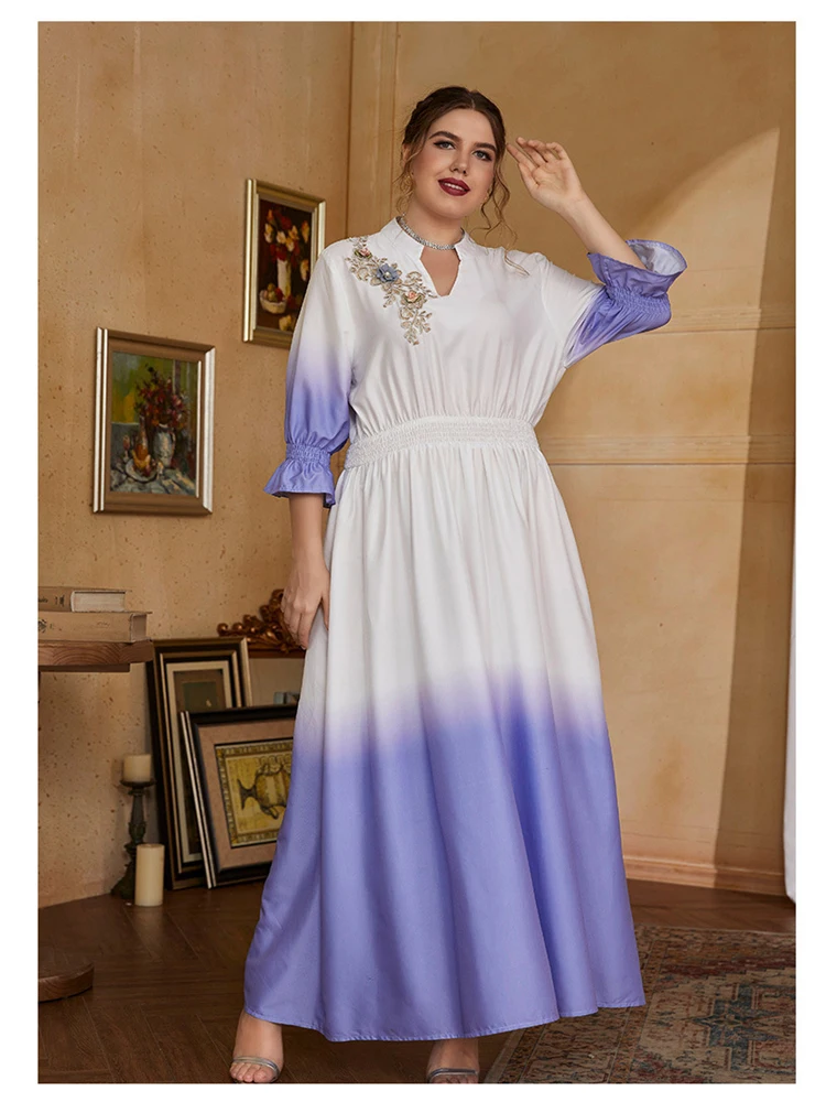 

Белый Рамадан арабский абайя Дубай Турция ислам индийское пакистанское мусульманское платье для женщин длинное женское платье Кафтан Маро...