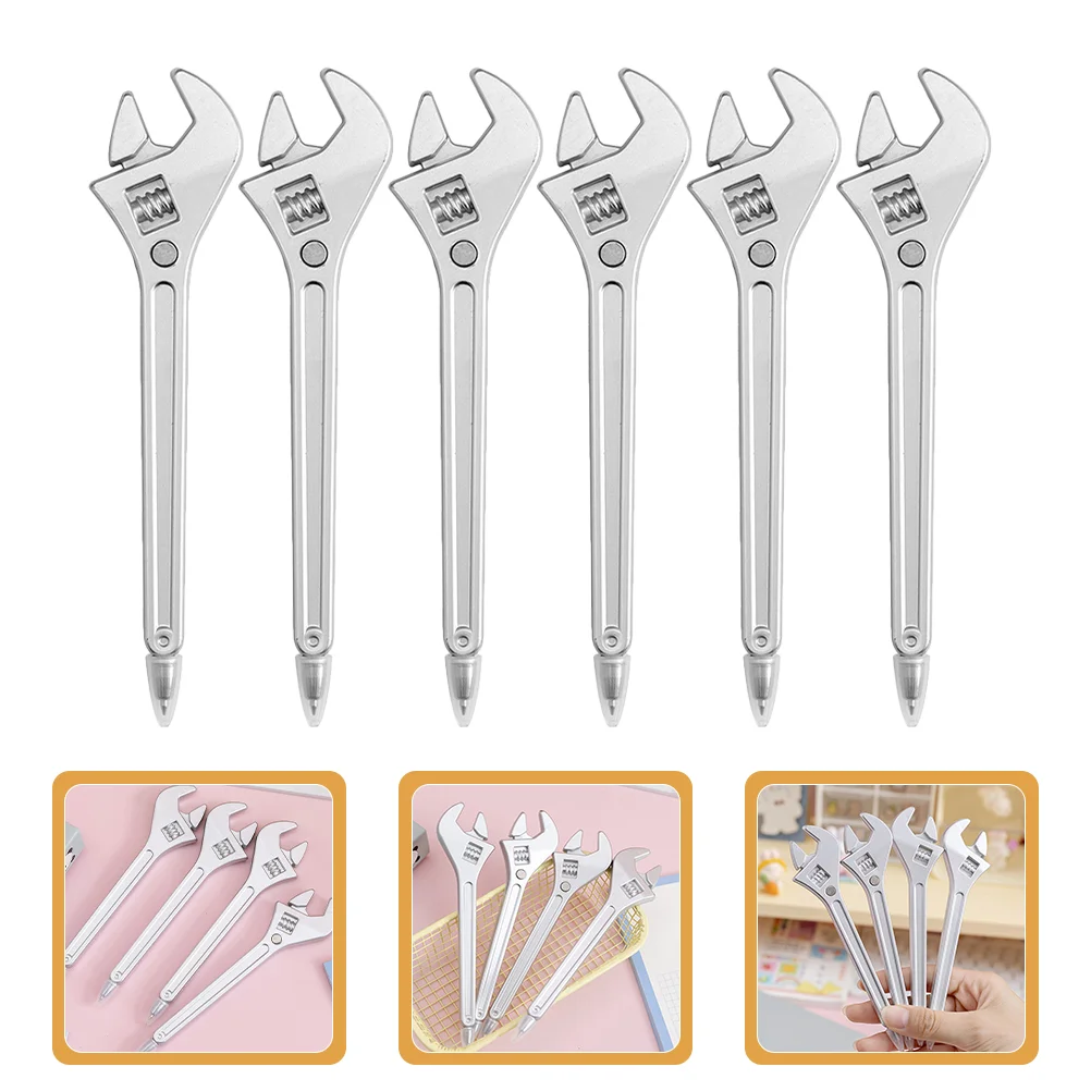 6 шт. милая гелевая ручка гаечный ключ дизайнерские ручки забавный подарок