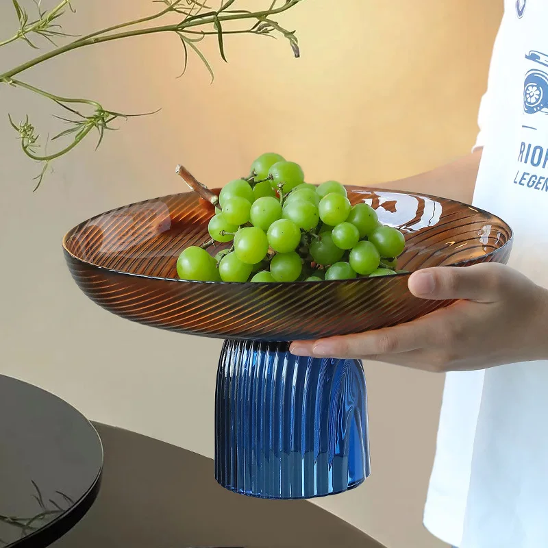 Тарелка для фруктов из хрустального стекла