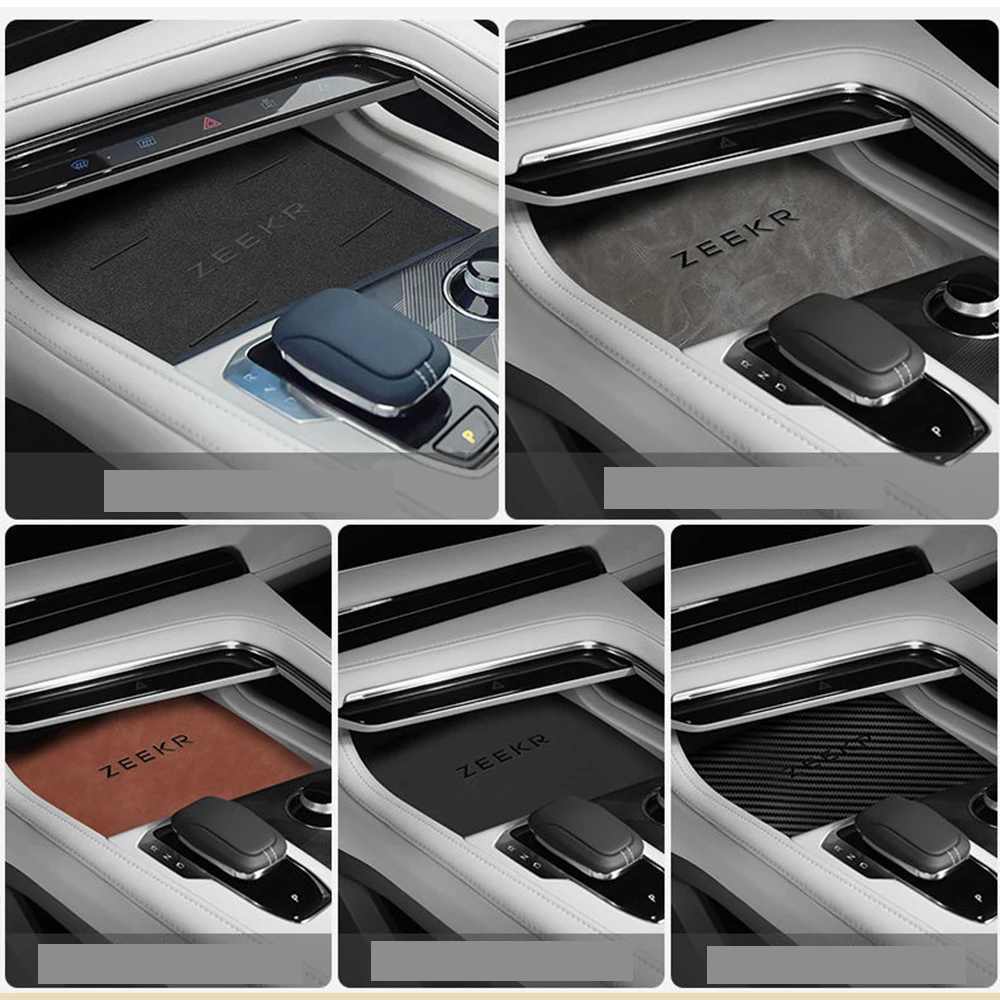 

Suede Car Door Groove Pad Car Anti-Slip Cortex Gate Slot Mat Cup Holder Water Coaster Storage Cover For ZEEKR 001 Accessories