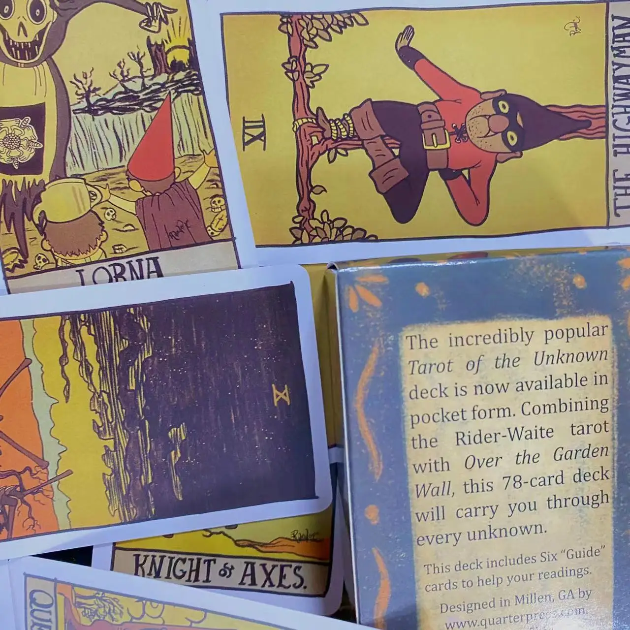 10 3*6 см Tarot of Unknown