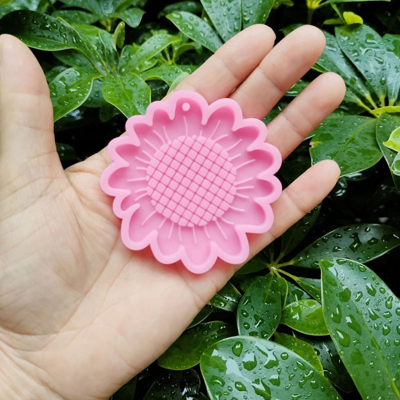 

Форма для подсолнухов из смолы 69HB, силиконовая форма для подсолнухов и брелоков для рукоделия «сделай сам»