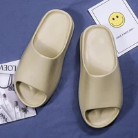 2022 summer slippers men women indoor eva cool soft bottom sandals trend slides light beach shoes slippers home big size