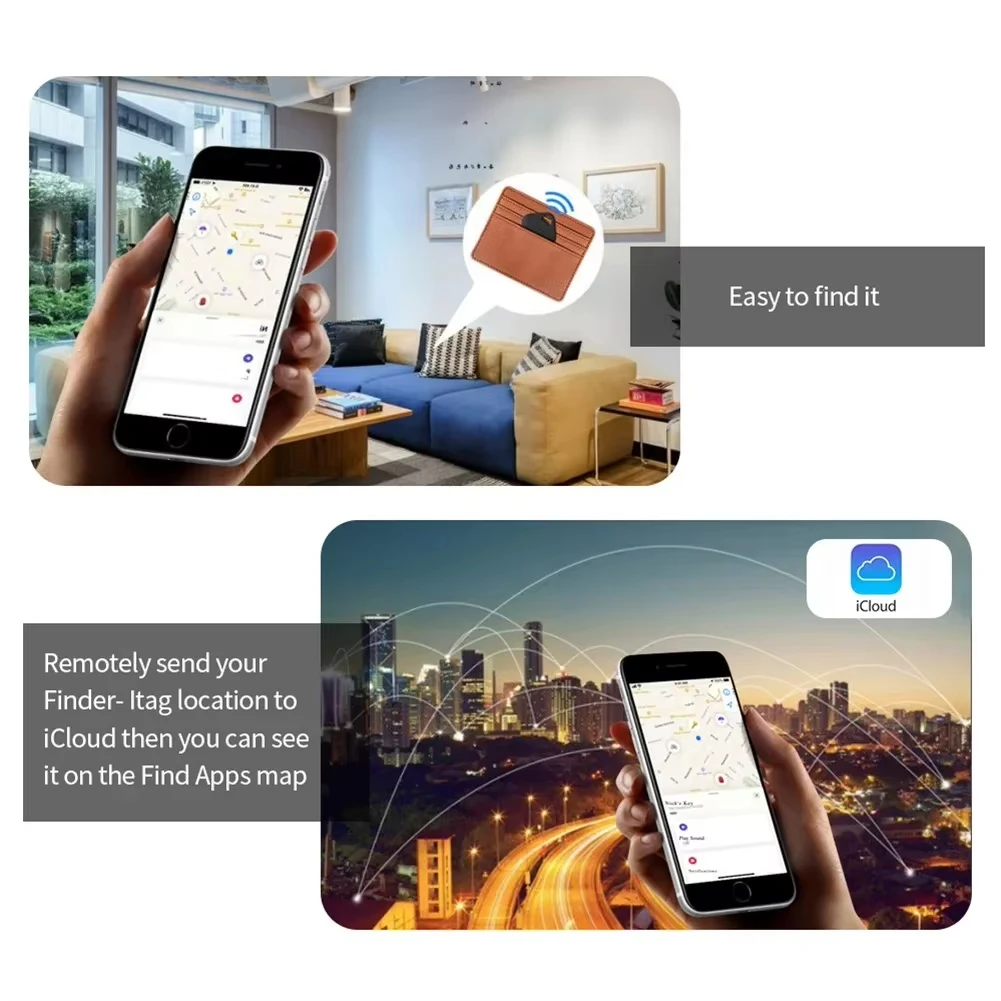 Фото Мини-система GPS-трекера Xiaomi Find My App Air Tag, умный Bluetooth-локатор, сумка для поиска детей, ошейник для домашних животных с трекером №5