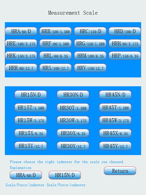 HUATEC поверхностный тестер твердости Rockwell HR-150/45DX