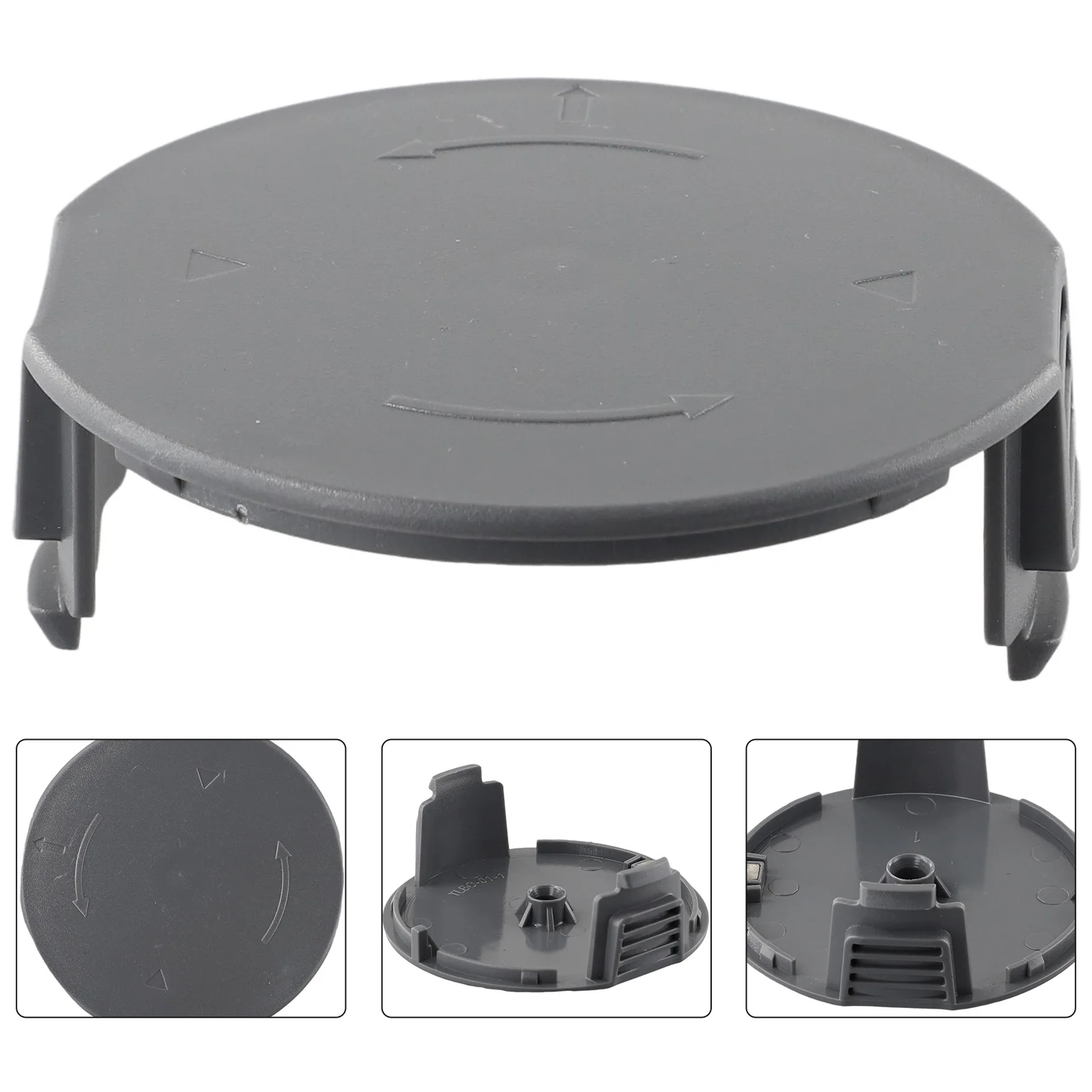 Фото Крышка катушки в стиле OEM для триммера Bosch UniversalGrassCut 18 18-26 18-260, номер детали 1600A01R5J №5