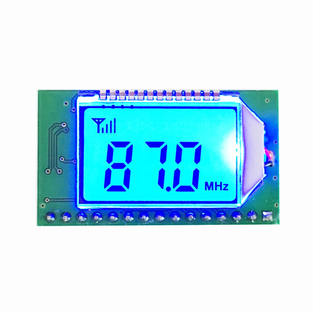 Wireless FM Radio Receiver Module 87.0MHz-108.0MHz Frequency Modulation DIY Digital Radio Receiver Transmitter Board LCD Display