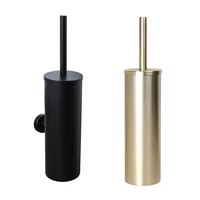 brushed gold vertical black 304 stainless steel toilet brush set toilet toilet wall mounted