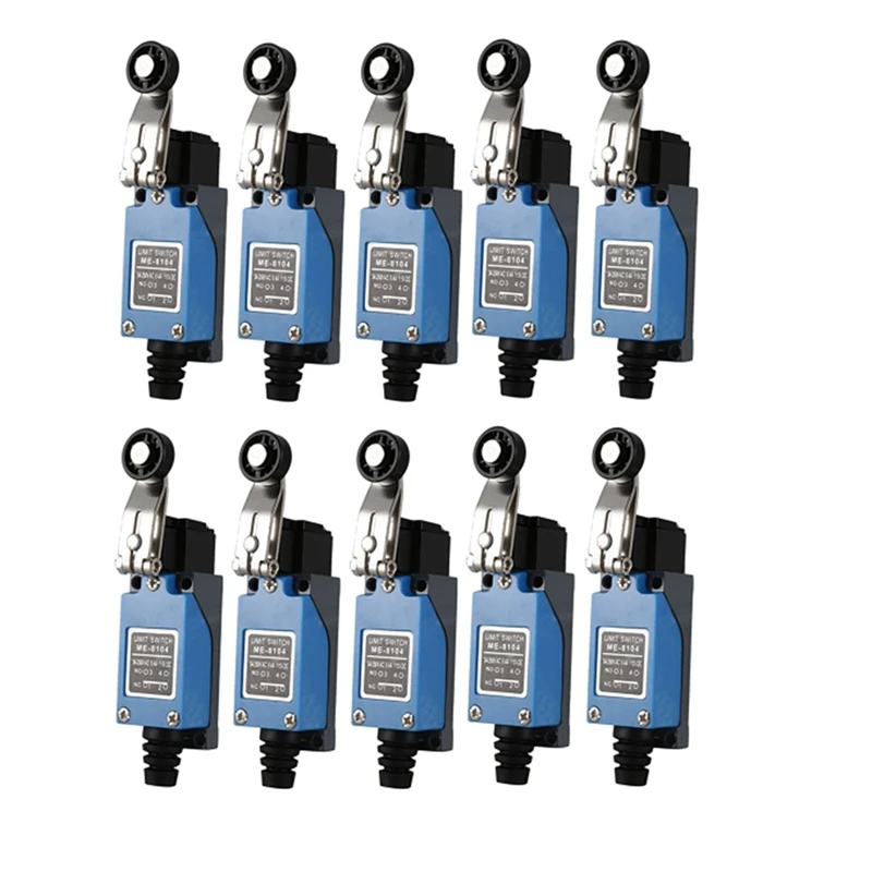 

10 шт., мгновенный роликовый концевой выключатель ME-8104 для ЧПУ мельницы 5A 250V ME8104 Mini Switch