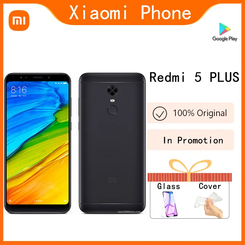 

original Xiaomi Redmi 5 plus smartphone 5.99 inches 4000mah snapdragon 625 Android Mobile phone celular in promotion