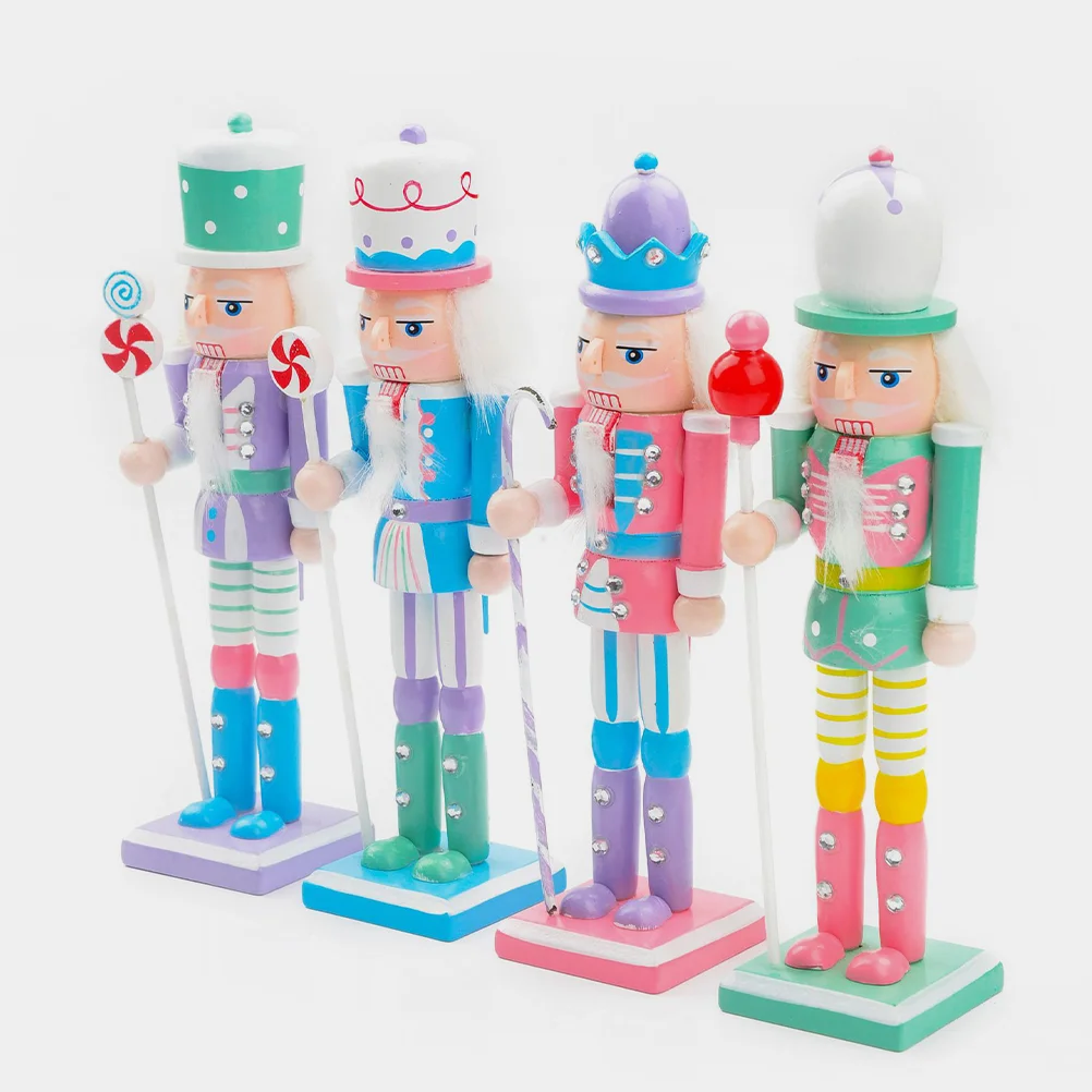 

4 шт., деревянные настольные украшения