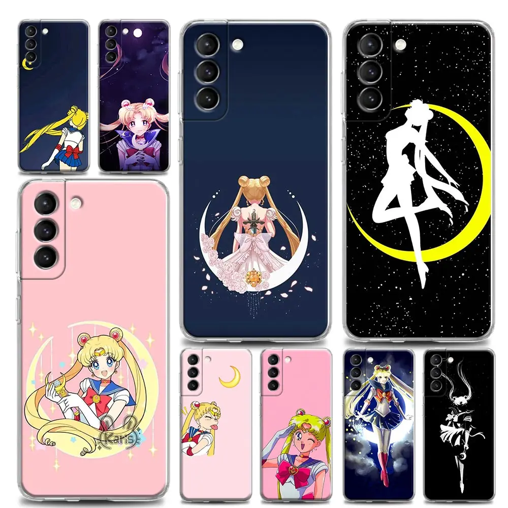 

Phone Case for Samsung S9 S10 4G S10e S20 S21 Plus Ultra FE 5G M51 M31 M21 TPU Case BANDAI BANDAI Sailor Moon Usagi