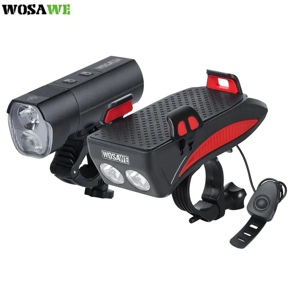 

WOSAWE Bicycle Light USB LED Rechargeable Set MTB Road Bike Front Back Headlight Lamp Flashlight Cycling Accessories