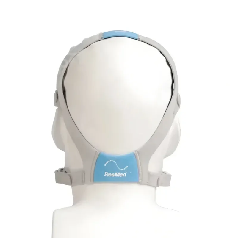 Фото Маска для сна Resmed Airfit F20, полнолицевая, с фиксатором для головы, включая оголовье и раму. №4