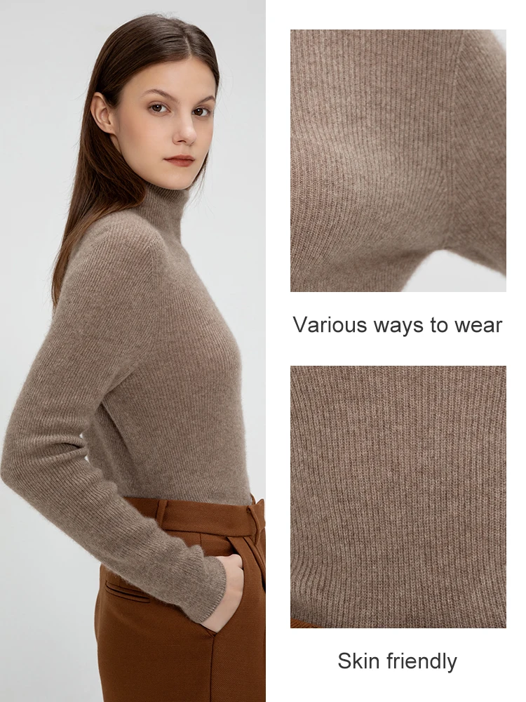 ZEAMOD осень/зима 2024 женский сексуальный однотонный кашемировый тканевый