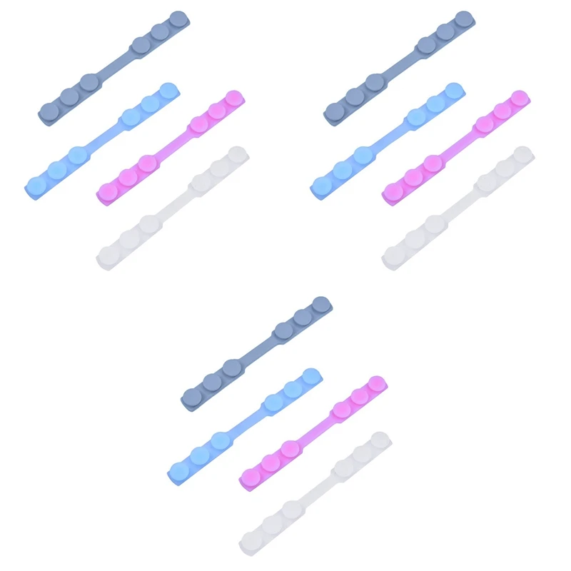 

12 шт. удлинитель ремешка для маски, держатель для маски с защитой от затягивания, аксессуары для аксессуаров, удлинитель для ушей, Пряжка для...