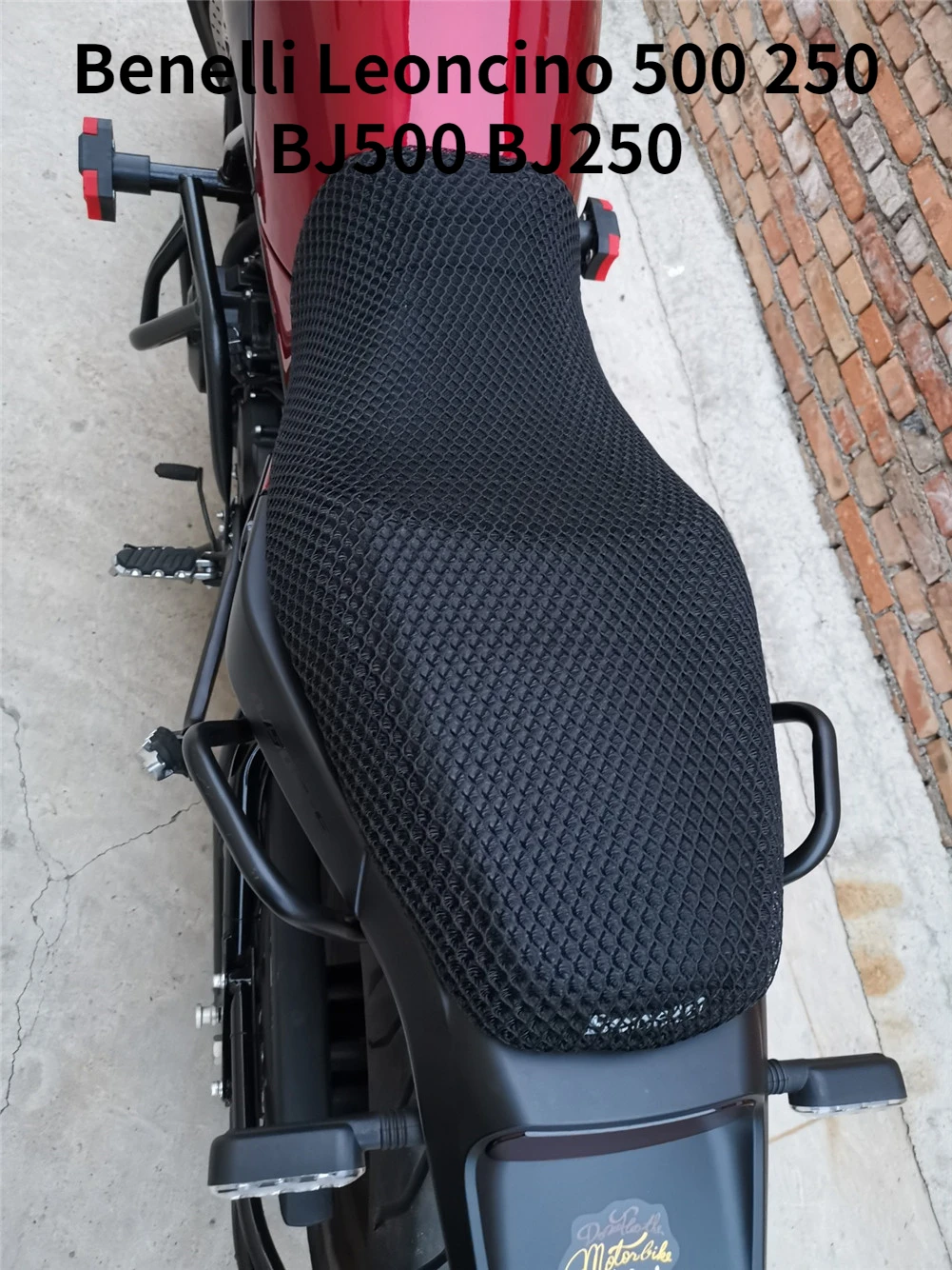 

Motorcycle Rear Seat Cover Protector 3D Mesh Waterproof Sunproof Accessories For Benelli Leoncino 500 250 BJ500 BJ250