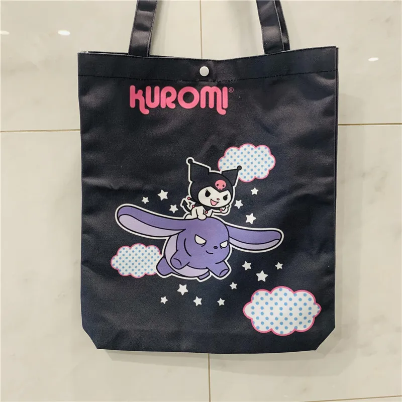 Аниме Сумка для покупок Kuromi Rilakkuma повседневная мультяшная сумочка-тоут через