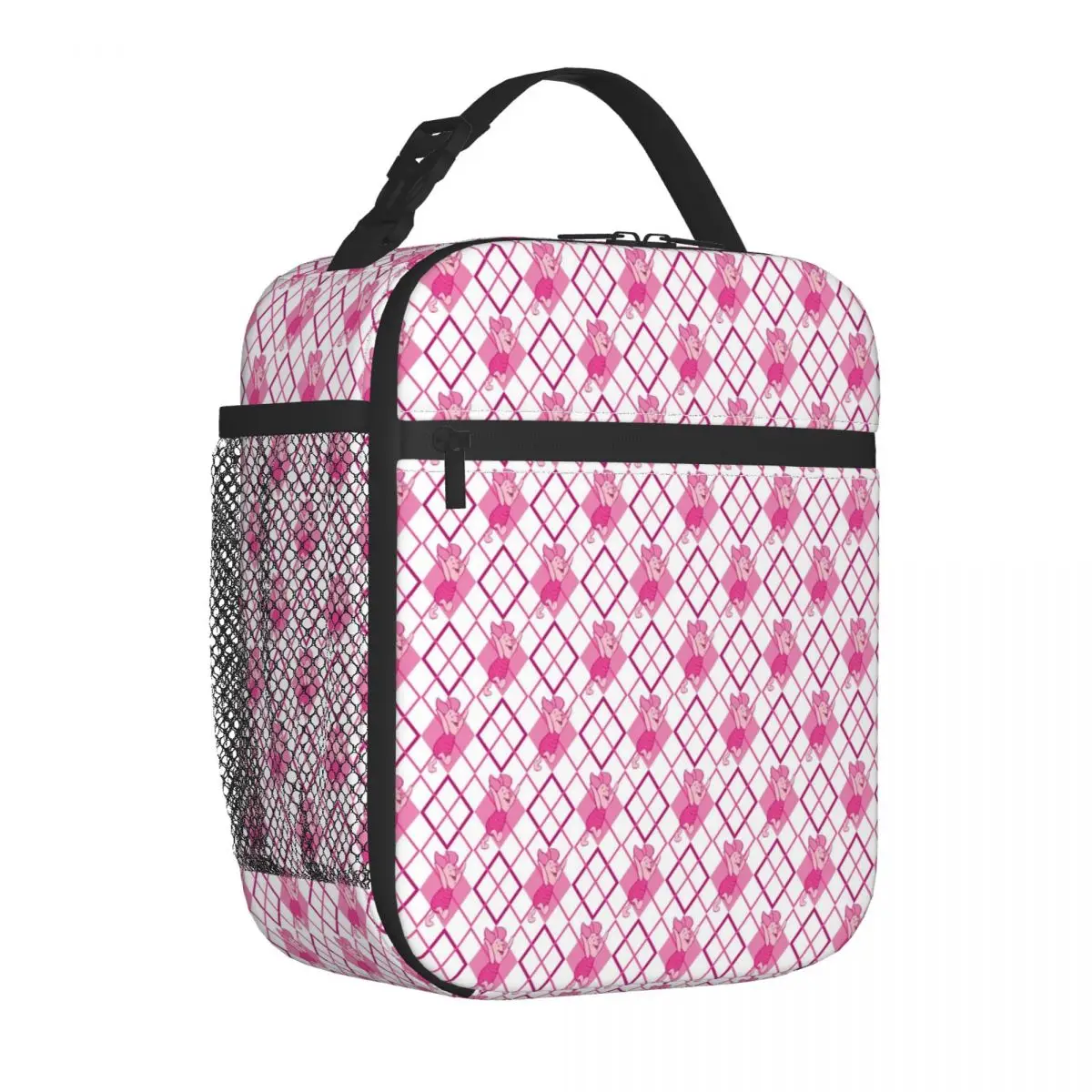

Disney Winnie The Pooh Piglet Insulated Lunch Bags Thermal Bag Reusable Pink Portable Tote Lunch Box for Men Women School Picnic