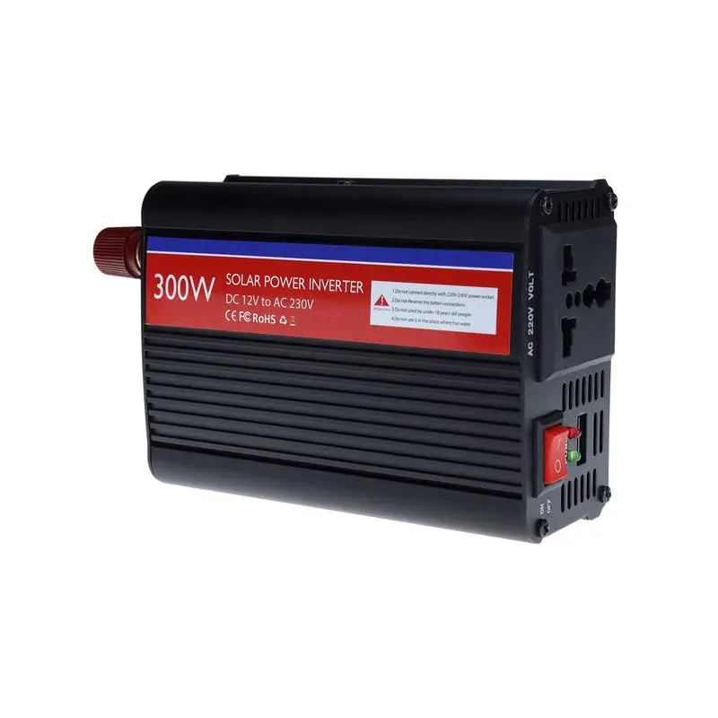 

300 Вт 500 Вт автомобильный инвертор напряжения отображение емкости преобразователь от 12 В до 220 В а USB Инвертор для автомобильной техники