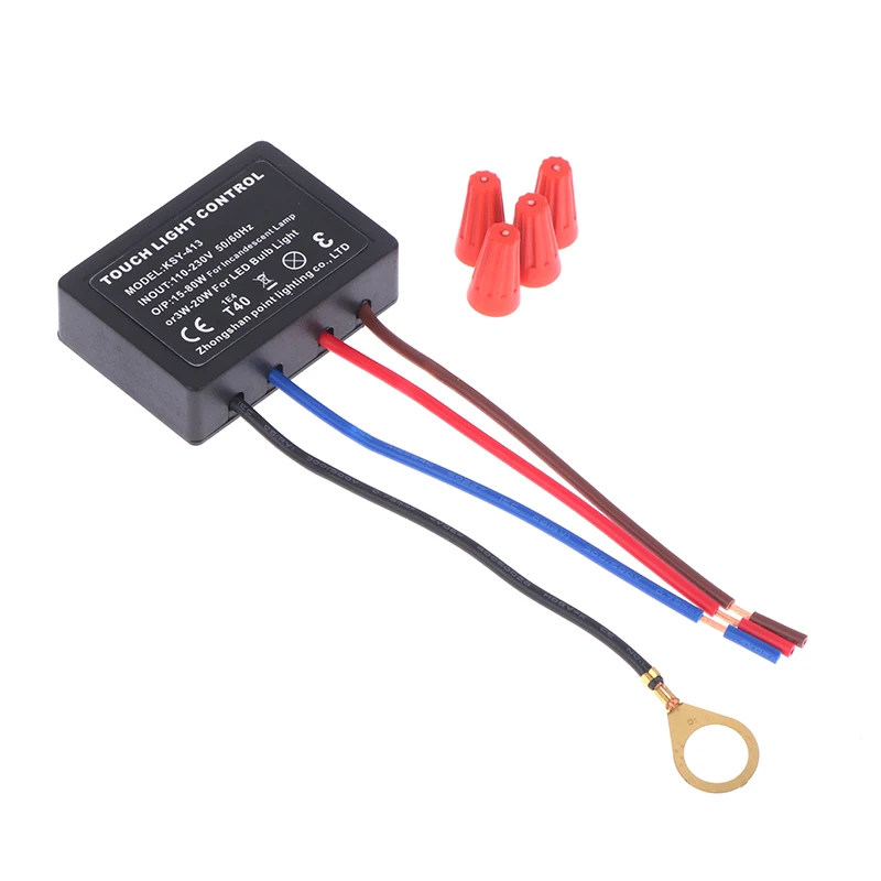 

AC110-230V Touch Light Switch Table Lamp Dimmer Control Module Sensor Touch Switch Compatible With Incandescent Lamps LED Sconce