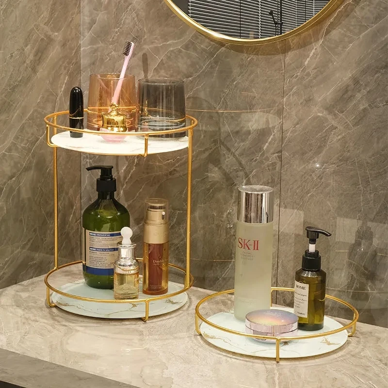 

Железный стеллаж для ванной комнаты в скандинавском стиле, стеллаж для помады, духов, косметики, средств по уходу за кожей, стеллаж для хране...