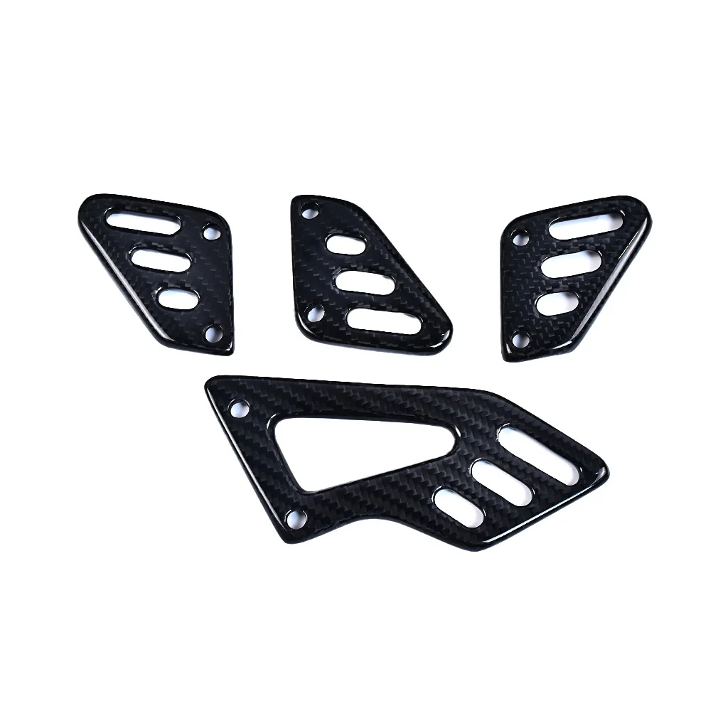 

For Aprilia RSV4 2021-2022+ Motorcycle Modified Carbon Fiber Heel Plates