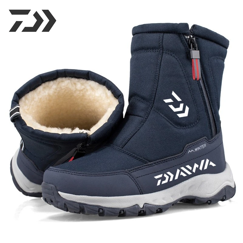 

2022 New Snow Boots Daiwa Fishing Shoes Breathable Non-slip Shoes Winter Outdoor Warm Boots Waterproof Boots Fishing Snow Boots