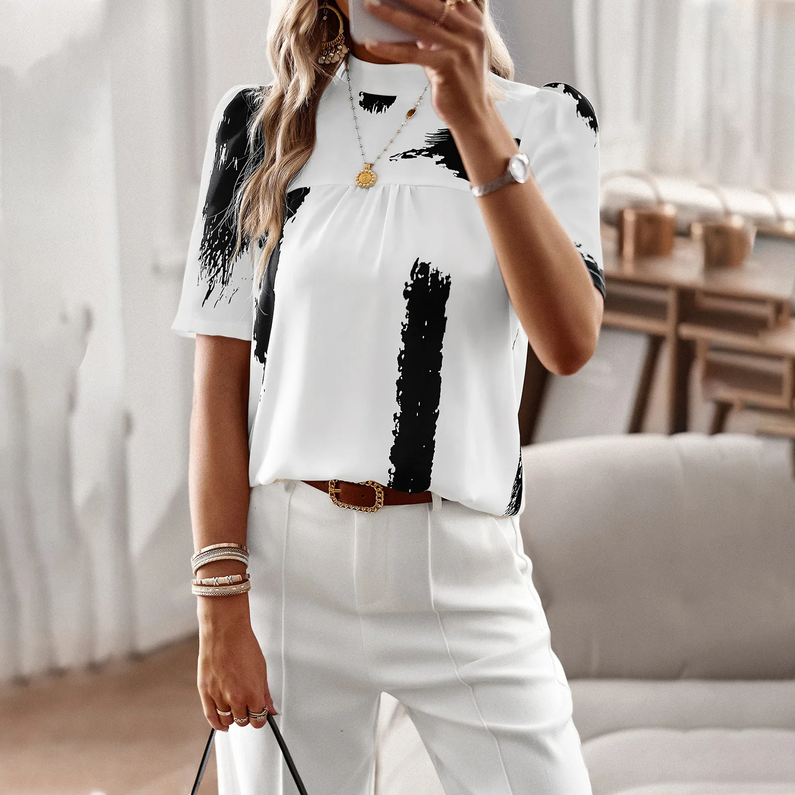 

Independent station fashion women's top spring and summer women's shirt T-shirt casual women women t shirt