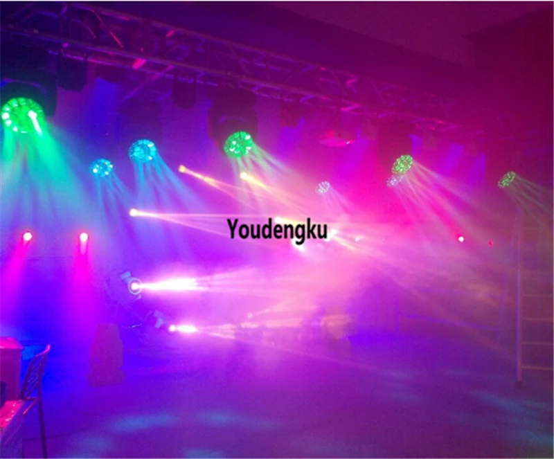 6 штук со светодиодным лучом в кейсе с подвижной головкой и зумом 19x15 Вт b eye dmx