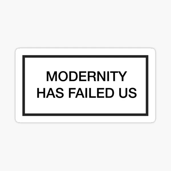 

The 1975 Modernity Has Failed Us 5PCS Stickers for Stickers Cartoon Laptop Background Art Luggage Print Decor Kid Home Bumper