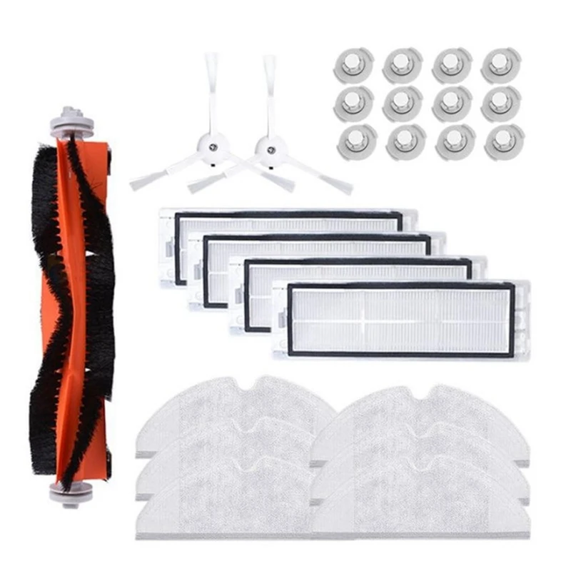 

HEPA Filter Side Brush Main Brush Mop Cloth Water Core For Xiaomi Roborock S50 S5 Max Vacuum Cleaner Accessories