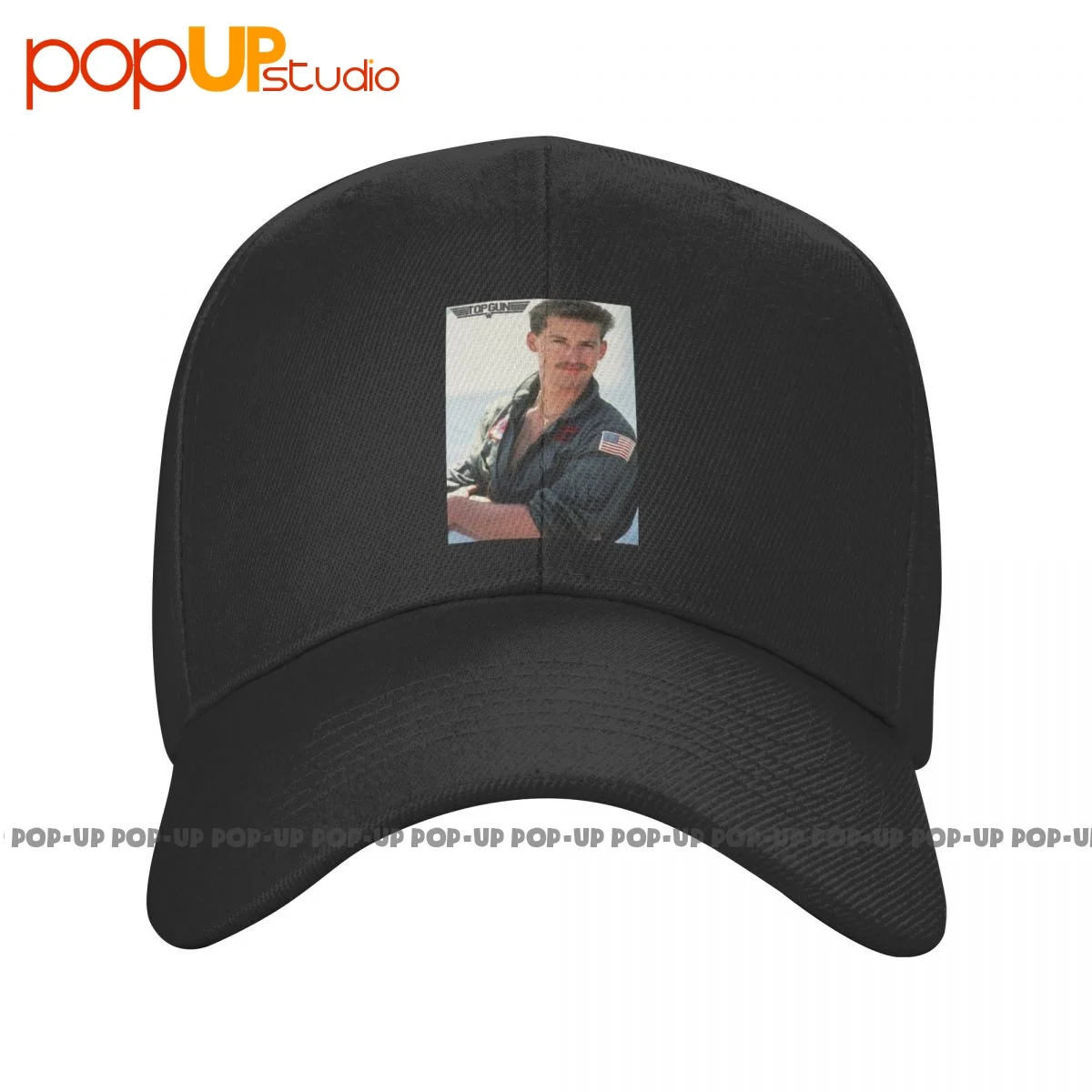 Бейсболка с пистолетом и гусиным истребителем Энтони Эдвардс в винтажном стиле 80-х годов