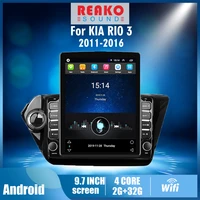 4g carplay android autoradio for kia rio 3 2011 2016 2 din 9 7 tesla screen car multimedia player gps navigator stereo