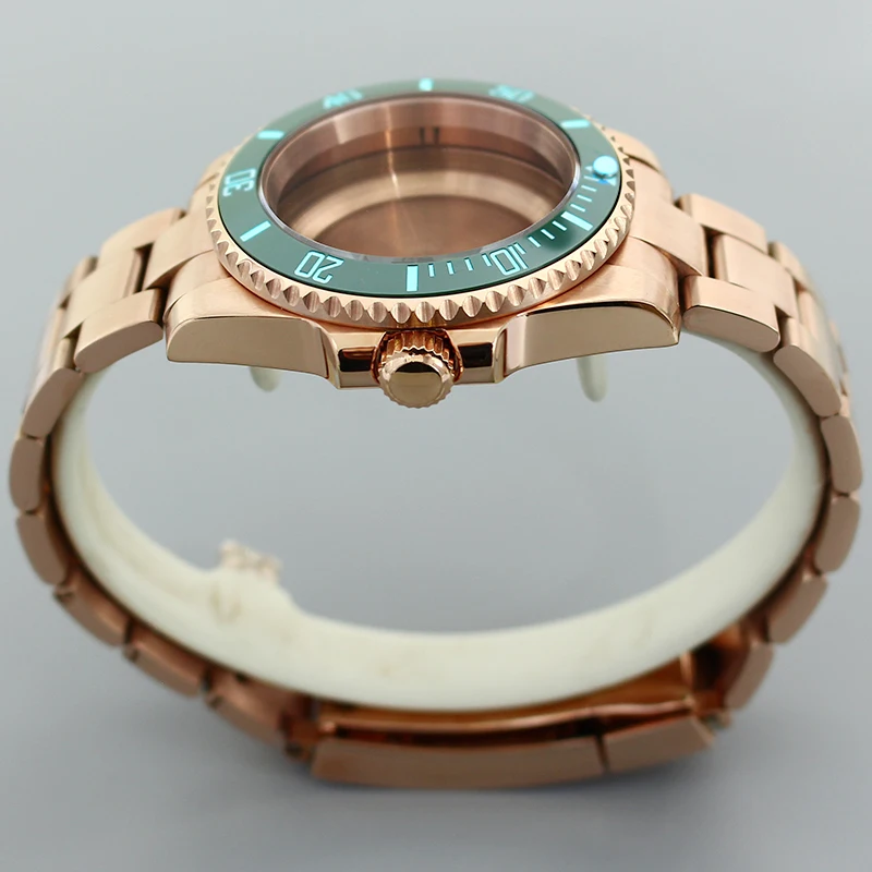 Корпуса часов 40 мм ремешки из розового золота сапфир 120 цилиндров