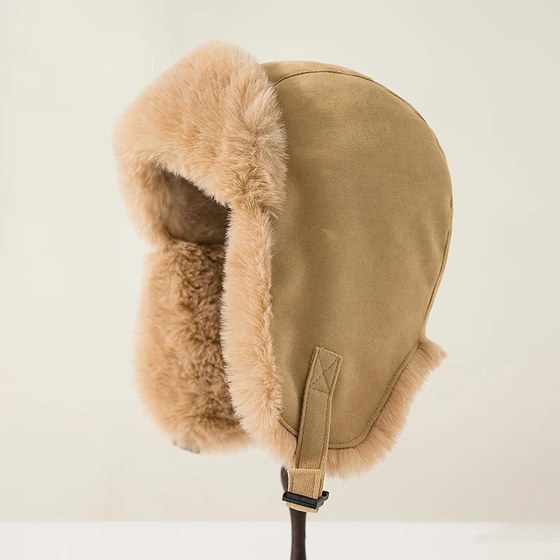 Зимние Теплые Шапки-бомберы Из Искусственного Меха Женские Утолщенные Шапки С