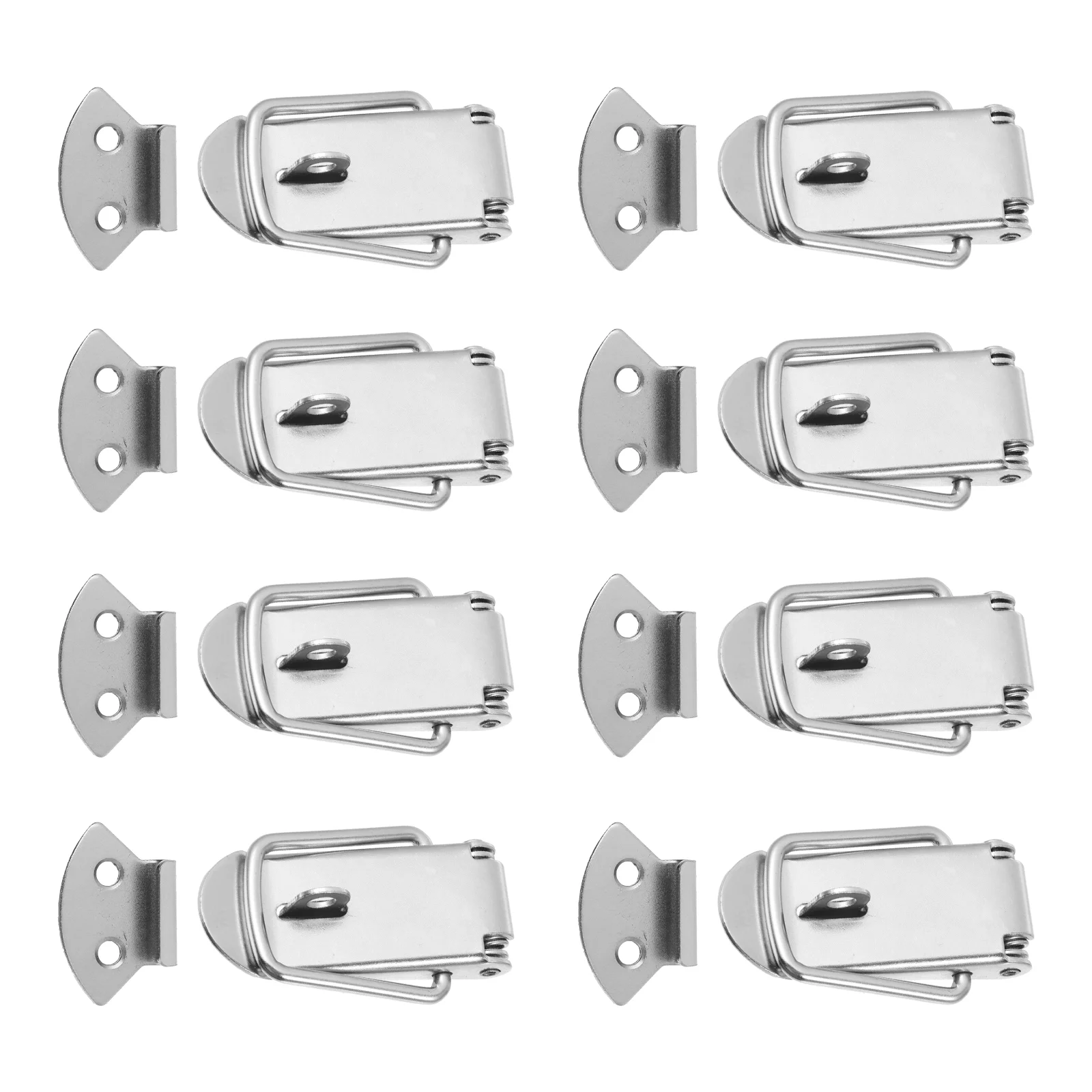

Togglehasp Lock Springchests Clamp Loaded Stainless Steel Toolbox Clip Catch Silver Cabinet Box Buckle Duty Heavy Furniture Claw
