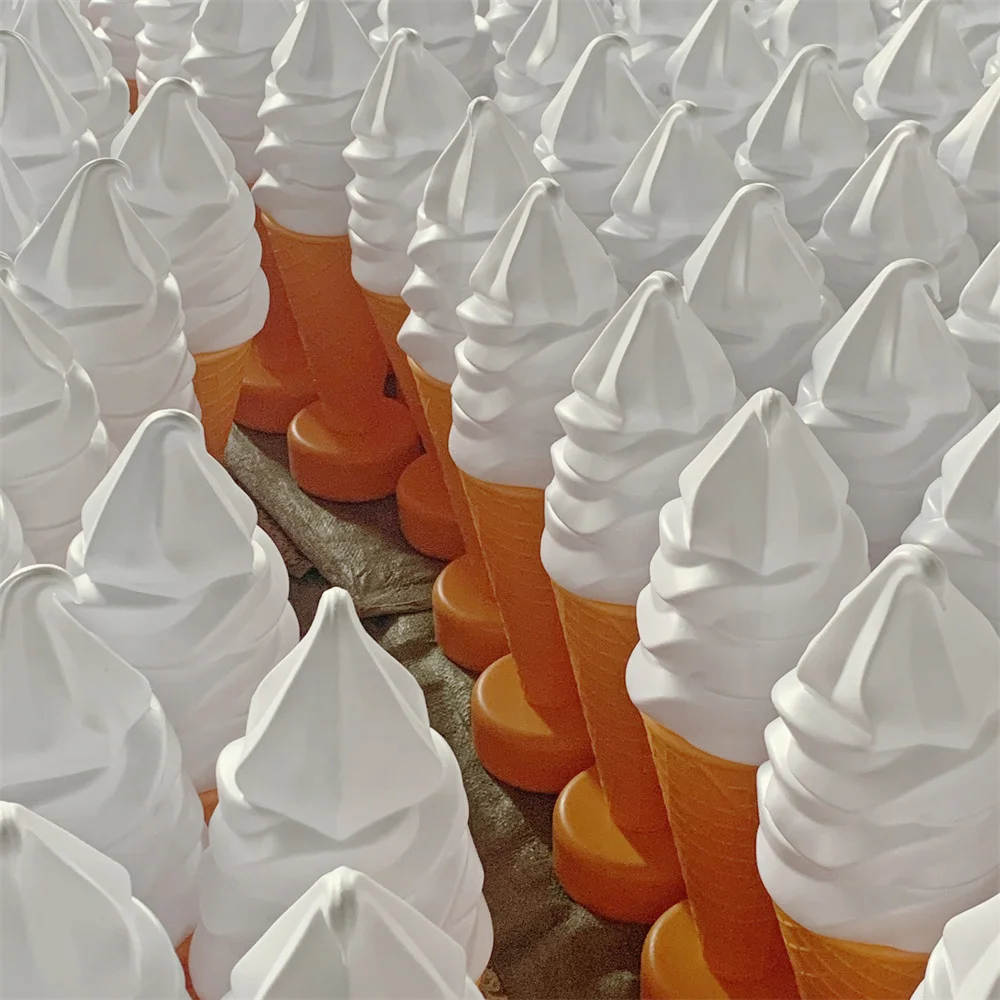 GREASOURCE модель в форме мороженого дисплей грузовики для парка развлечений тележка