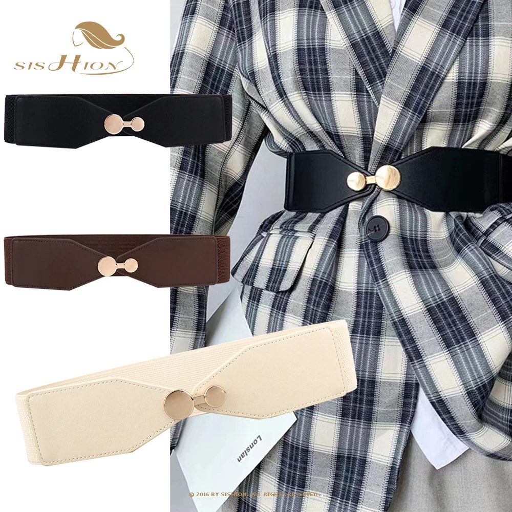 2023 Wide Designer Belts For Women High Quality Luxury Brand Genuine Leather Big Waist Corset Belt Plus Size Waistband SCB0196