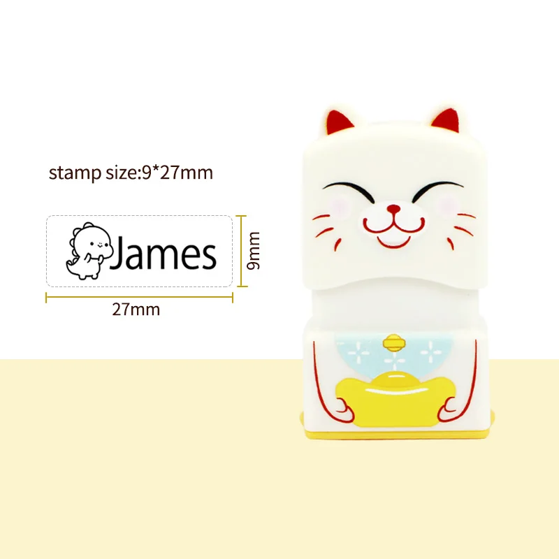 Customized Name Stamp Waterproof Toy Baby Student Clothes Chapter Wash not Faded Children's Seal Customized Stamp Gifts