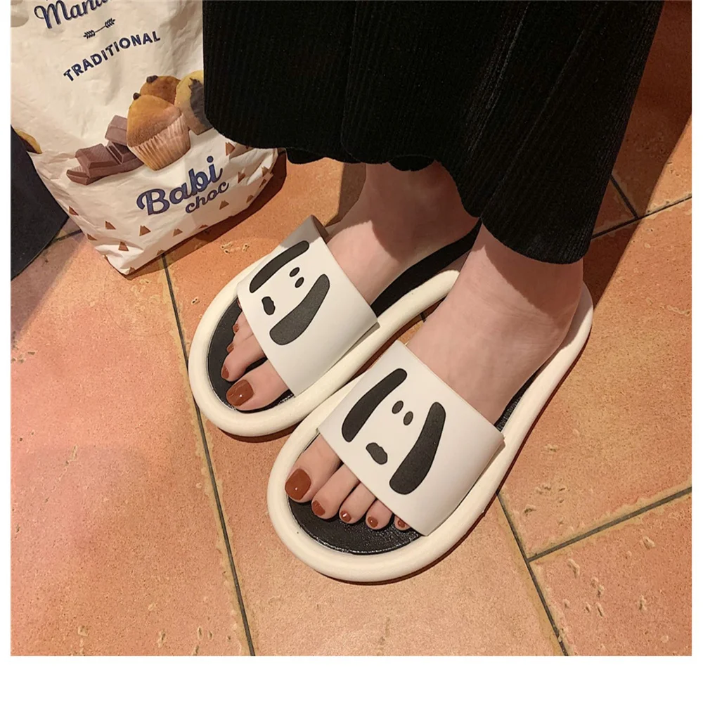 2023 Women's Slippers Summer Four Seasons Indoor Home Sandals and Slippers Cute Cartoon Cute Dog House Slippers Funny Shoes