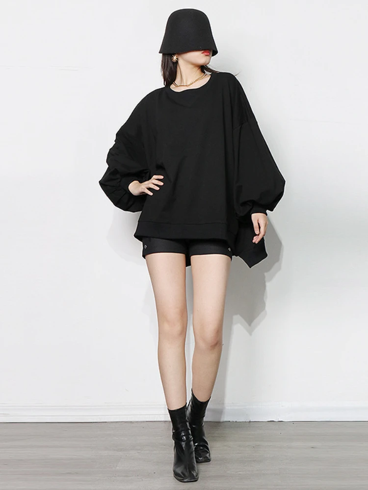 

Женский свитшот в стиле Харадзюку, винтажная Толстовка большого размера с длинным рукавом, в готическом стиле, зима 2022