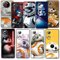 star wars bb8 robot for honor 60 50 30 20 20s 10x lite pro plus 5g magic3 play5 5t tpu soft silicone black phone case capa cover