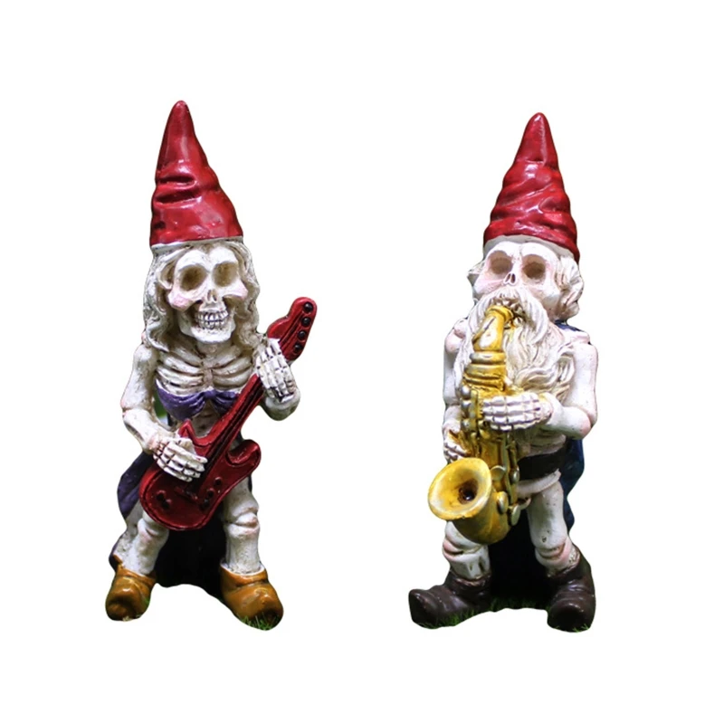 

Dwarf Lovers Halloween Resin Figure Craft Figurine Decor Garden Fairy Ornament