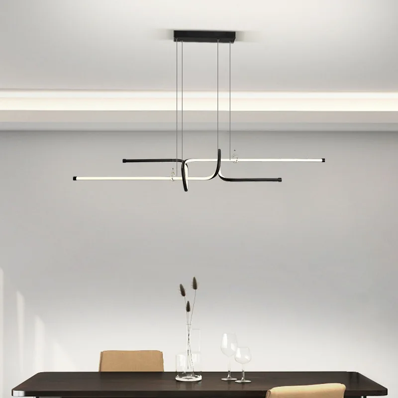 

Led Pendant Lights Modern Aluminum Hanging Lamp For Dining Room Study Office Bar Decor Lighting Nordic Home Kitchen Fixtures