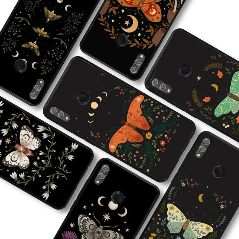 

Forest Magical Moth Thistle Phone Case For Huawei honor 10Lite 10i 20 8x 10 for Honor 9lite 9xpro Back Coque