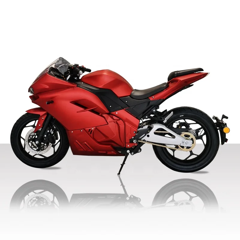 

Super Power 3000W 72V60ah Collection Lead Battery Electric Racing Motorcycle With Hub Motor DKT