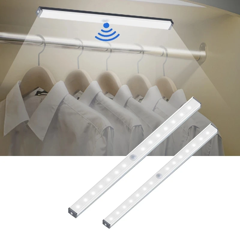 

Cabinet Night Lights Closet Light Practical Portable LED Motion Sensor Lamps Kitchen Wall Stairs Bedroom Lighting Wardrobe Lamp